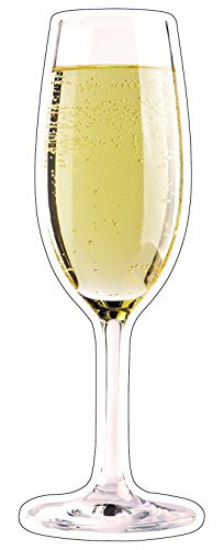 Glass of Champagne Photo Booth Prop