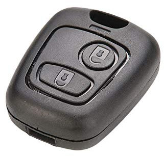 RUNGAO - Carcasa para llave de coche compatible con Peugeot 107 207 307 407 106 206 306 406