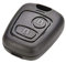 RUNGAO - Carcasa para llave de coche compatible con Peugeot 107 207 307 407 106 206 306 406