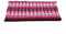Leewadee Zabuton Rollbare Meditations-Matte Tragbare Sitzmatte Ökologisches Naturprodukt, Kapok, 70 x 70 cm, Rotbraun Pink