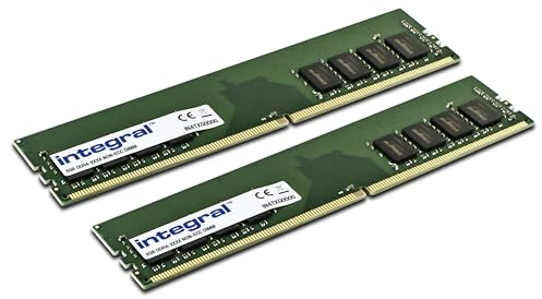 Integral da 16GB (2x8 GB) RAM DDR4 SDRAM da 2400 MHz Desktop/Computer, Memoria PC4-19200
