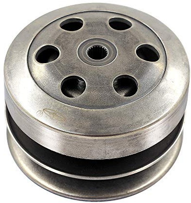 Trkimal Poulie d'embrayage arrière pour moteur GY6 49cc 50cc 80cc 139QMB complet compatible scooter cyclomoteur ATV Go Kart Taotao Roketa Sunl