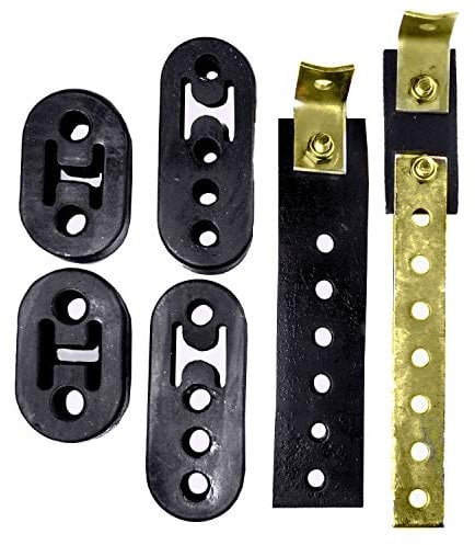 BITS4REASONS NEW MODEL HEAVY DUTY UNIVERSAL EXHAUST MOUNT KIT - 6 PIECE
