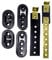 BITS4REASONS NEW MODEL HEAVY DUTY UNIVERSAL EXHAUST MOUNT KIT - 6 PIECE