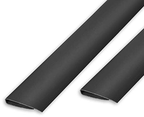 Ribelli Profilé de Finition en PVC pour Canisses en PVC Rails de Serrage Fixation pour Brise-Vue en PVC, Couleur:Anthracite, Taille:600 cm (6 x 100 cm), Articles:Bande de Fermeture