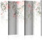 murando Raumteiler Foto Paravent Blätter 225x172 cm beidseitig auf Vlies-Leinwand Bedruckt Trennwand Spanische Wand Sichtschutz Raumtrenner Design Rose Natur Pflanzen Botanik wie gemalt b-A-0697-z-c