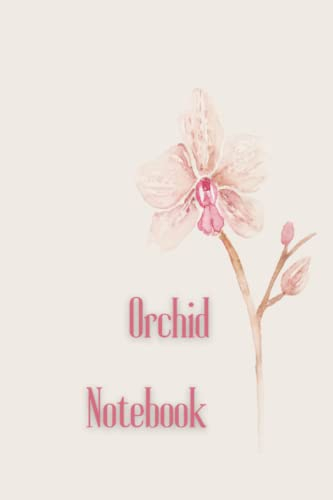 Orchid Notebook: Pink Lined Journal for Women
