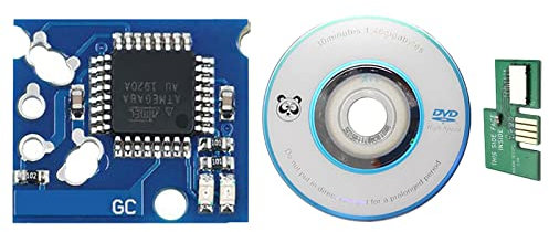 HUAYUWA Game Upgrade Kits (Green, Version: PAL) Fits for GameCube SD2SP2 Mircro SD Card Adapter SDLoad SDL TF Card Reader XENO Chip Mini Disc Spare Parts