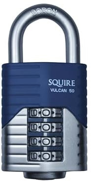 Generic VC60BX Squire 60MM Vulcan Combination Padlock Boxed, Blue