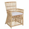 Casa Moro Rattan-Sessel SUSILA Honig mit Kissen Armlehnstuhl aus Natur-Rattan handgeflochten Boho Chic Korb-Stuhl Korb-Sessel Retro-Stuhl für Garten Terrasse Esszimmer CF3101