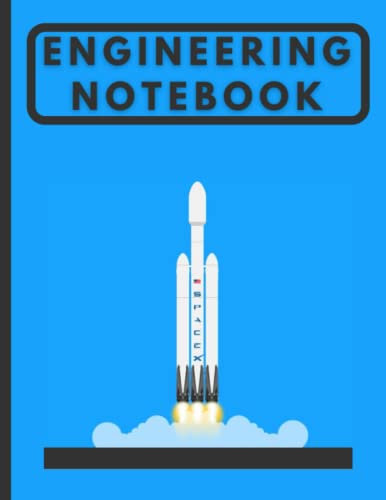 SpaceX Engineering Notebook: 8.5x11 120 Page Engineering Style Notebook v2