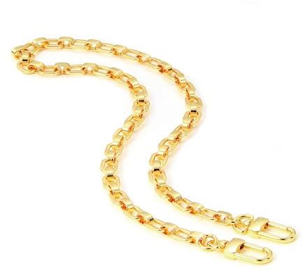 jiesinlov Geldbörse Kette Riemen Handtasche Gold Ketten Schulter Tasche Riemen Ersatz, mit Metallschnallen
