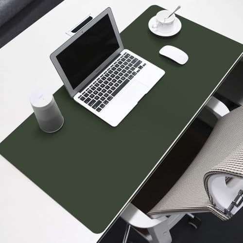 Non-Slip Desk Pad, Waterproof PVC Leather Desk Blotter, Office Desk Mat, Large Mouse Pad, Easy Clean Table Protector, Laptop Desk Writing Mat for Office Work/Home