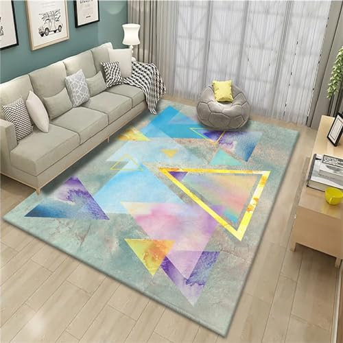 AU-SHTANG Teppich Pastell Lila Teppich, leicht zu saugen und waschbar, Couchtisch-Baby-Krabbelteppichteppich Wohnzimmer,Lila,40x60cm