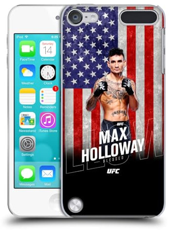 Head Case Designs Offizielle UFC Flagge Der US Max Holloway Harte Rueckseiten Handyhülle Hülle Huelle kompatibel mit Apple iPod Touch 5G 5th Gen