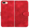 JayModCase Handyhülle für iPhone 8 Plus/iPhone 7 Plus (5,5 Zoll), mit [Kartenfach] [Standfunktion] [Magnetic] PU Leder Etui Folio Klapphülle Kompatibel mit iPhone 8 Plus - Rot