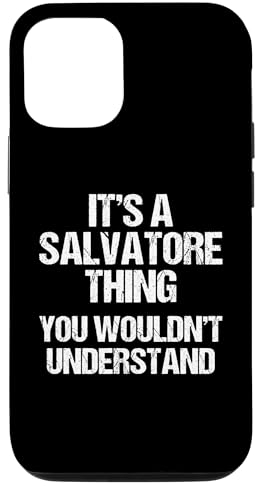 Hülle für iPhone 15 Es ist eine Salvatore-Sache (du würdest es nicht verstehen) - Salvatore