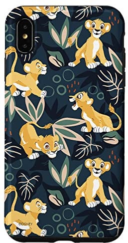 iPhone XS Max Disney The Lion King Young Simba Jungle Print Case