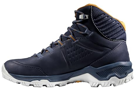 Mammut Damen Wanderschuhe Outdoorschuhe Midcut Freizeitschuhe Nova IV Mid GTX, Farbe:Blau, Schuhgröße:EUR 39 1/3, Artikel:-50543 Marine/Cheetah