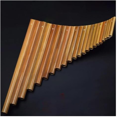 Professional Panpipe Pan Flute 22 Pipes Pan Flutes Chinese Pan Flute Professiona Accesories Wind Instruments Transverse Flute (Color : C)