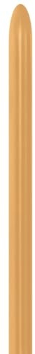 Sempertex dünne Modellierballons Größe 160Q Gold Metallic - Metallic Gold 100 Stück