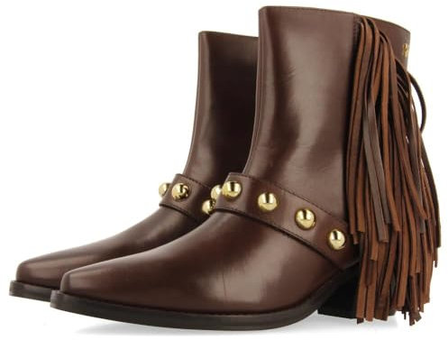 GIOSEPPO Clarksville, Stivaletti Bassi con Lacci Donna, Marrone, 38 EU