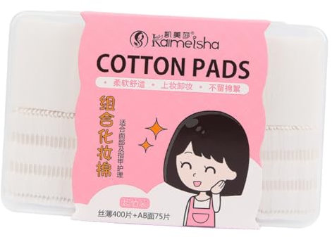 2 1 Gesichts-Puff makyaj seti weihanchten gesicht pflege gesicht reinigung cotton pads Runde Wattepads Gesichtsreinigungstücher Abschminkpads Gesichtstücher Beauty-Accessoires Weiß minkissy
