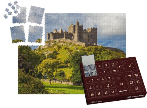 puzzleYOU: Puzzle-Adventskalender | „Rock of Cashel in spektakulärem Licht, Tipperary, Irland“ – aus der Puzzle-Kollektion Irland