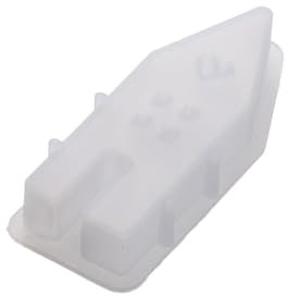 efco creative GmbH Silikonform, Haus, 4,7 x 12,7 x 2,6 cm