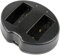 Gmmhhs Chargeur de batterie de rechange pour Fujifilm FinePix HS30, HS30EXR, HS33EXR, HS35EXR, HS50EXR, X100F, X-A1, X-A10, P/N : BC-W126, CS-NP126FU, NP-W126, NP-W126S