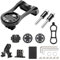 Bike Mount for Garmin, Out Front Mount Set Aluminum Alloy Bicycle Extended Handlebar Mount for Garmin Edge Sport Action Camera