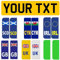 TownGifts Front And Rear Acrylic UK Sticker Personalised Your Car UK Flag EU Travel