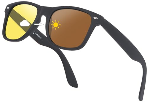 Opssaker Sonnenbrille Herren Polarisiert Eckig Sonnenbrillen Damen Retro UV400 Schutz für Autofahren Sunglasses Men Woman Designer