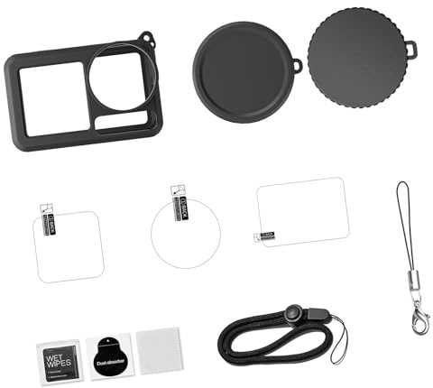 Silicone Protective Case Anti Slip For Action 5pro Camcorders With Detachable Lens Cover Ergonomic Protective Cover For Outdoor Sports Camera