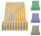 Tenda da Sole a Righe per Balcone Veranda o Terrazzo con Anelli e Ganci Tessuto Resistente da Esterno Misura cm 200x295 Colore Giallo