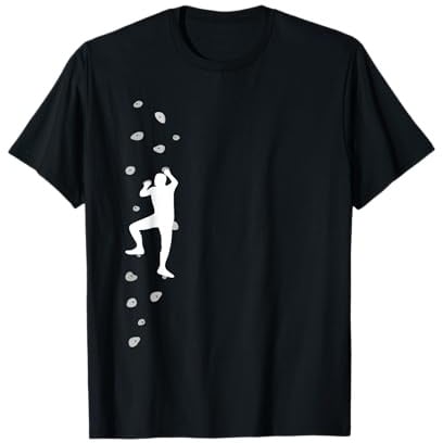 Klettern Bouldern Hiking Climbing Kletterhalle Kletterer T-Shirt