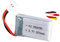 Original LiPo Akku 250mAh 3.7V mit 2PIN 2.0P 2P Walkera Molex Stecker RC Mini Drohne Quadcopter von Holy Stone HS210, Hubschrauber u. a. Syma X11, X11C, RC Flugzeug FX-Reihe, D2 Shark WLToys V911s