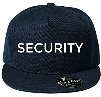 OwnDesigner Security Unisex Baseball Cap Geschenkidee zum Geburtstag Basecap Herren Snapback Cappy NEU