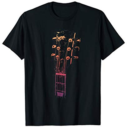 Gitarre Vintage Retro Headstock für Gitarrist T-Shirt