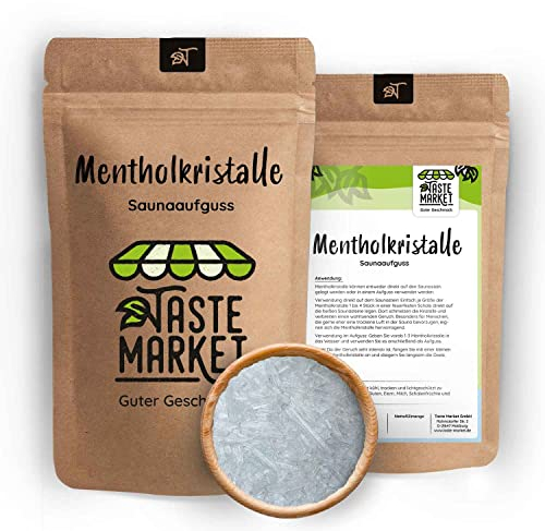 1 kg Mentholkristalle | GRÖSSENAUSWAHL | Saunaaufguss | Aufguss | Sauna | Menthol | Dufterlebnis (1 kg)