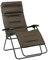 LAFUMA MOBILIER - Gepolsterter Relaxsessel Zero Gravity RSX CLIP XL - Klappbare Liege für Garten und Innenbereich - AirComfort-Gewebe - Vielseitiger Liegestuhl, Top-Komfort, Frankreich - Braun Taupe