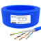 hbdigital Cavo di rete Cat 8.1 10 m cavo di rete cavo di installazione cavo dati Ethernet LAN Cat.8 fino a 40 Gbps rame S FTP 2000 MHz PIMF LSZH Cat8 senza alogeni RoHSCompliant AWG 22 1 blu