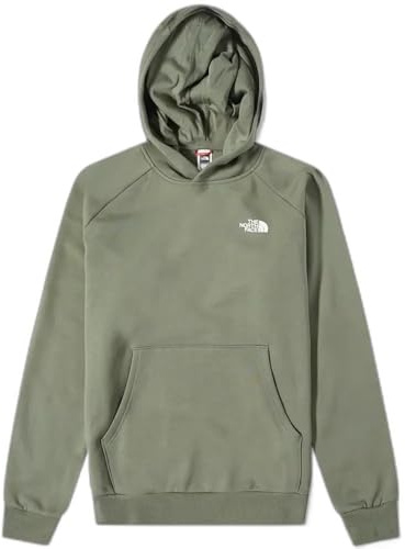 THE NORTH FACE Men's Raglan Redbox Hooded Sweatshirt (pack of 1)