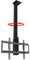 Support TV Motorisé Au Plafond, avec Télécommande Support TV Motorisé, Rotation Manuelle À 360° Élévateur TV Électrique Télescopique, Convient Au Support TV Motorisé De 32 À 75 Pouces