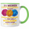 Trendation - Lustige Strick Häkel-Tasse Geschenk Stricken Häkeln Spruch Oma Rentner (Grün)