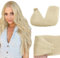 GOO GOO Tape in Extensions Echthaar, Tape Extensions Echthaar, 30cm 40g 20pcs, Extensions Echthaar, Haarverlängerung Echthaar, 60A Naturblond