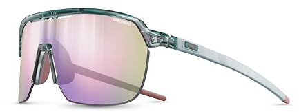 Julbo Lunettes de soleil - FREQUENCY - Hommes - Vert Clair/Rose - Catégorie 3