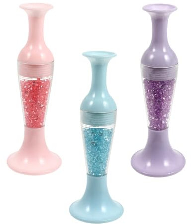 NUOBESTY Stylo Diamond dessin En Forme De Vase, Outils De Peinture Diamant Pour Nail Art Et Diy, Stylo De Forage Ergonomique Compact Et LéGer, Accessoires De Collage Diamant (3 PièCes, Couleur AléAt