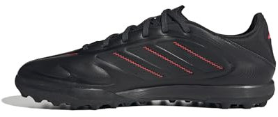 adidas Unisex COPA Pure III League Turf Football Boots, Core Black/Carbon/Lucid Red, 8.5 UK