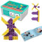 Buroku - Bauklötze-Spiel Geometry Quest | 201 Herausforderungen und 10 Figurendesigns | 75 Teile | Pädagogisches Puzzle | Für Alle Altersgruppen | Kognitive Entwicklung | Puzzle